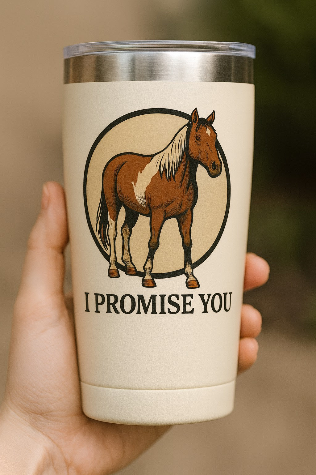 "I PROMISE YOU"-JUNI- TUMBLER 20 OZ