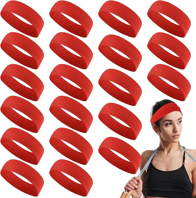 Varsity Red LV Sweatbands