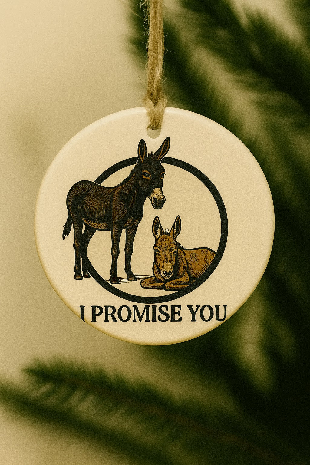 "I PROMISE YOU"- THE DONKEYS- ORNAMENT
