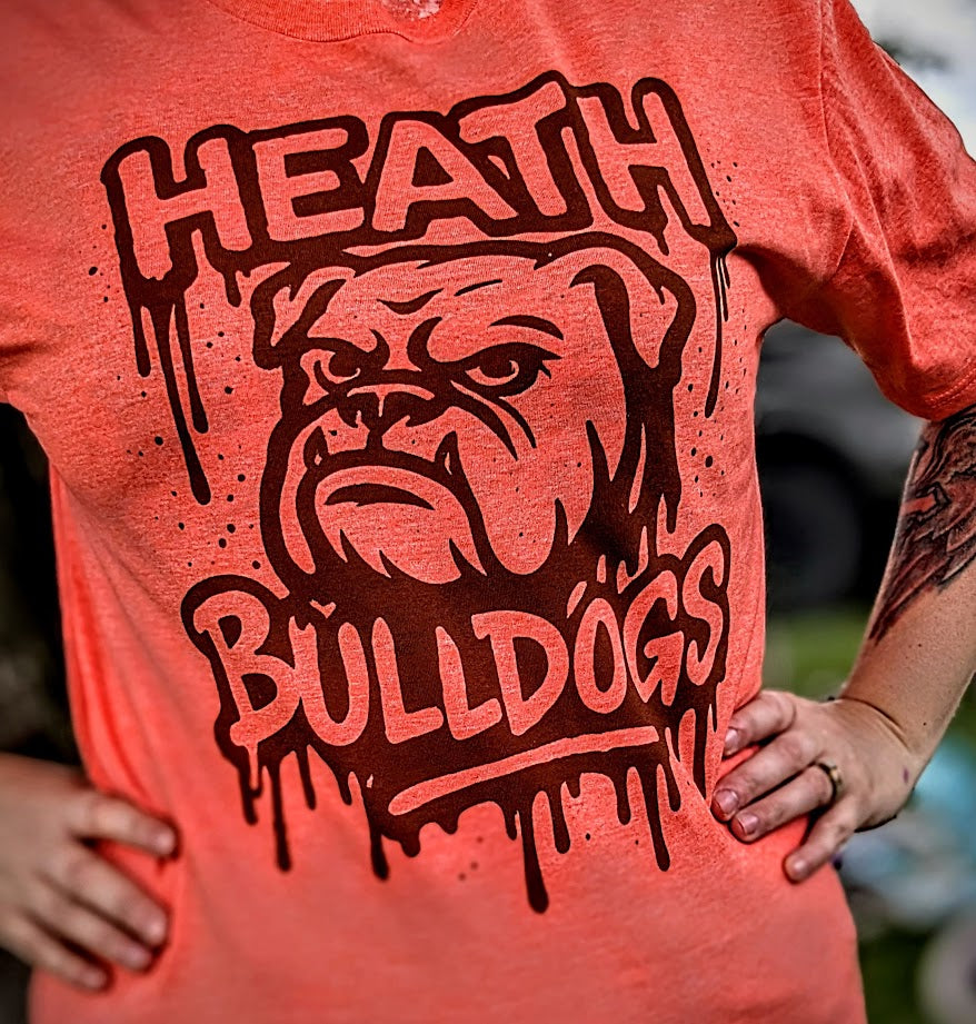 Heath Bulldogs Brown Drip