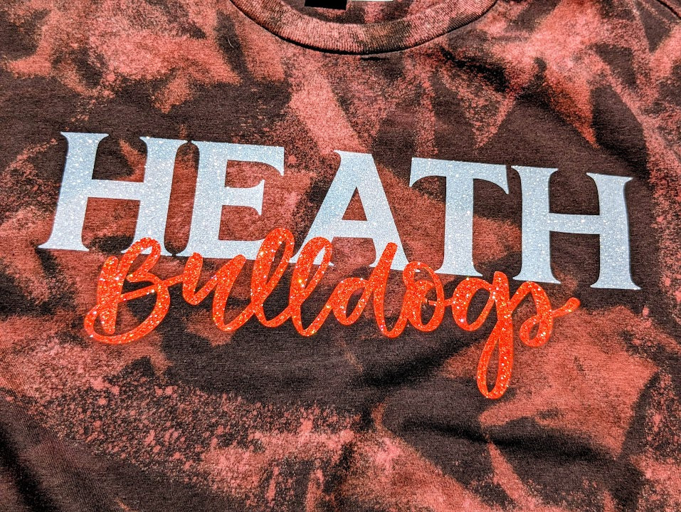 Heath Bulldogs Glitter