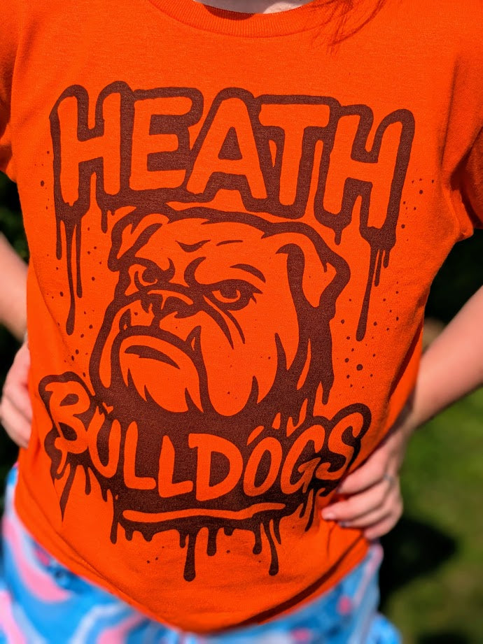 Heath Bulldogs Brown Drip