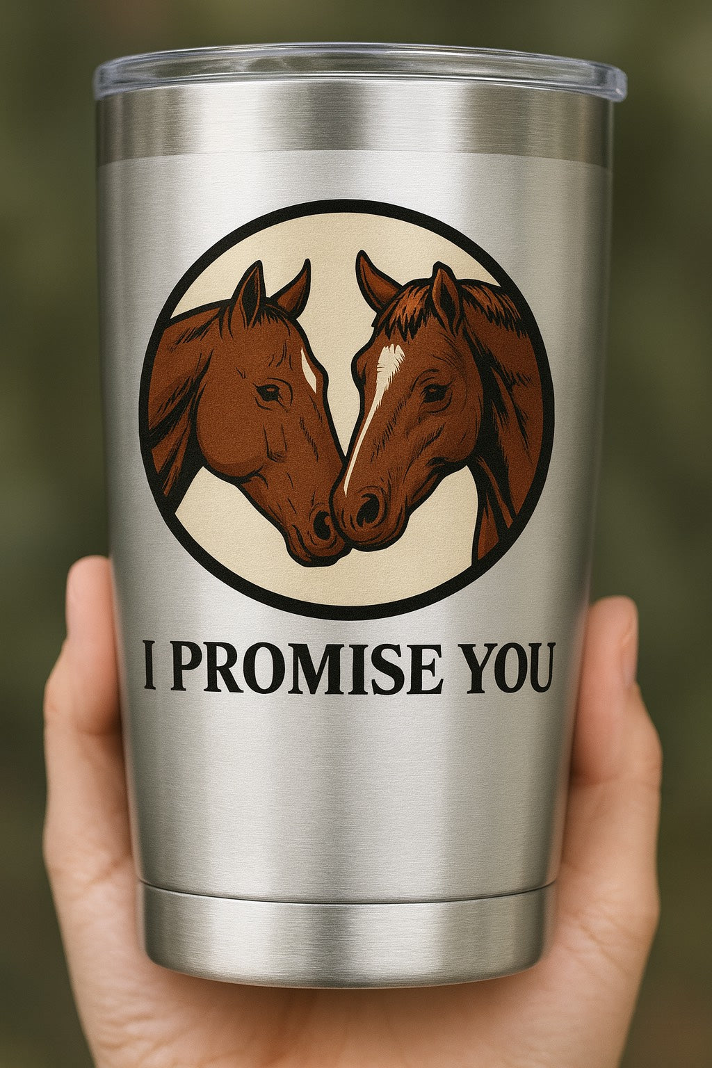 "I PROMISE YOU"-ROE AND LAYLA- TUMBLER 20 OZ