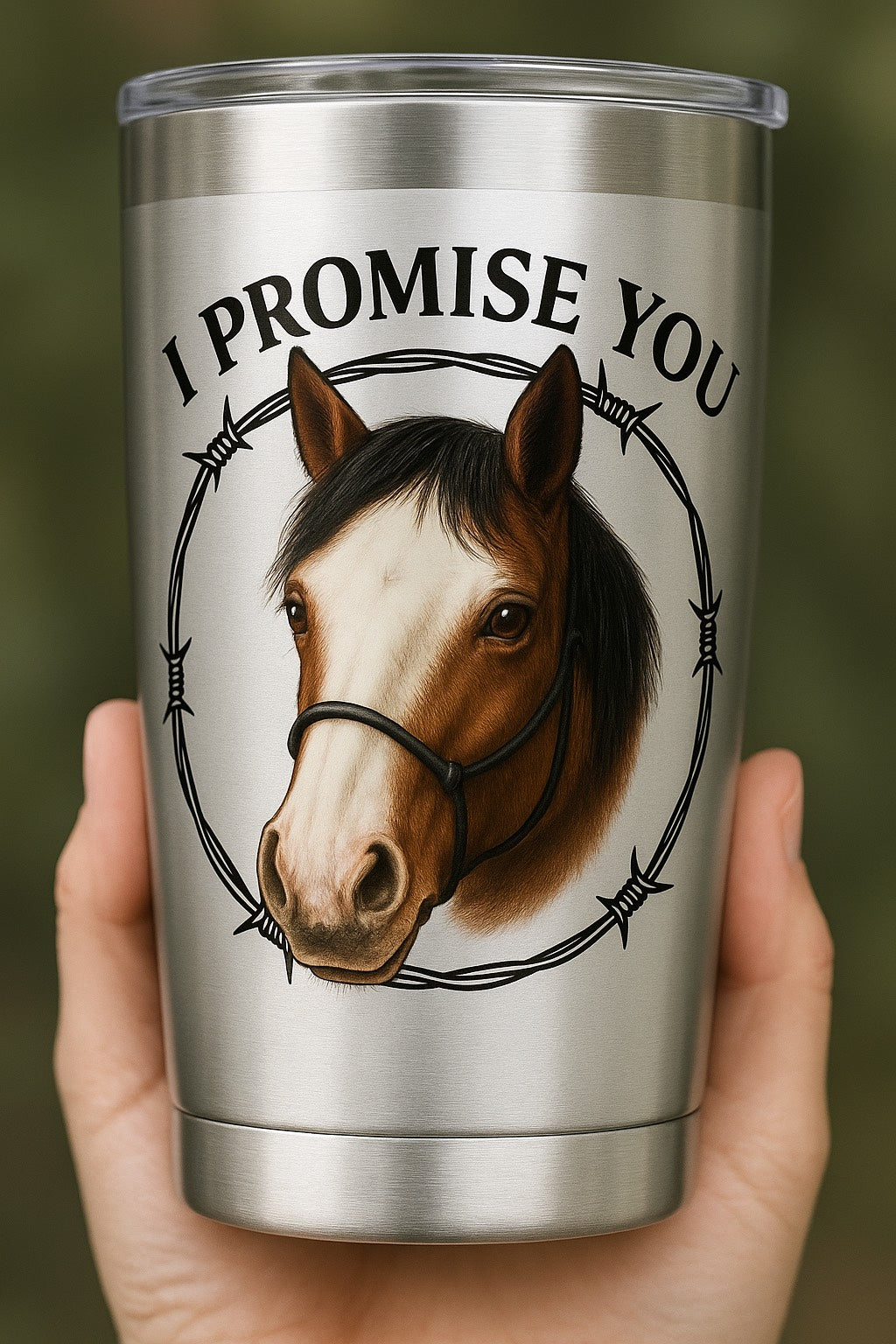 "I PROMISE YOU"-CLYDE- TUMBLER 20 OZ