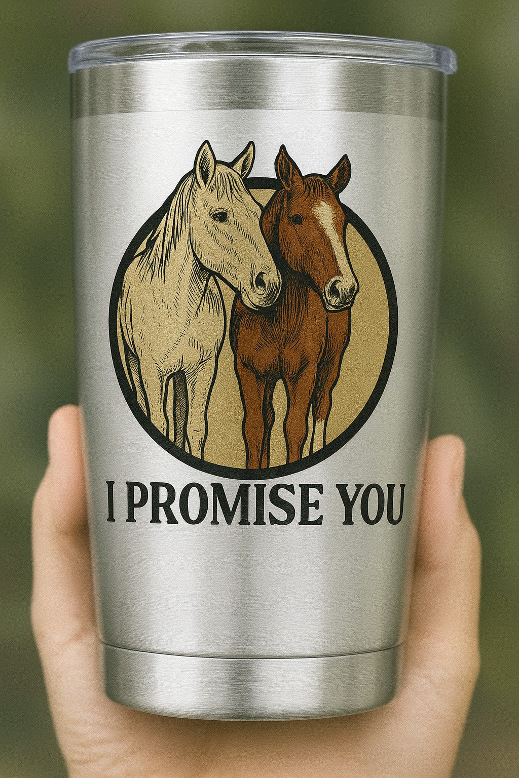 "I PROMISE YOU"-THE BABIES- TUMBLER 20 OZ