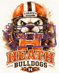 Heath Bulldogs Football NEW DESIGN
