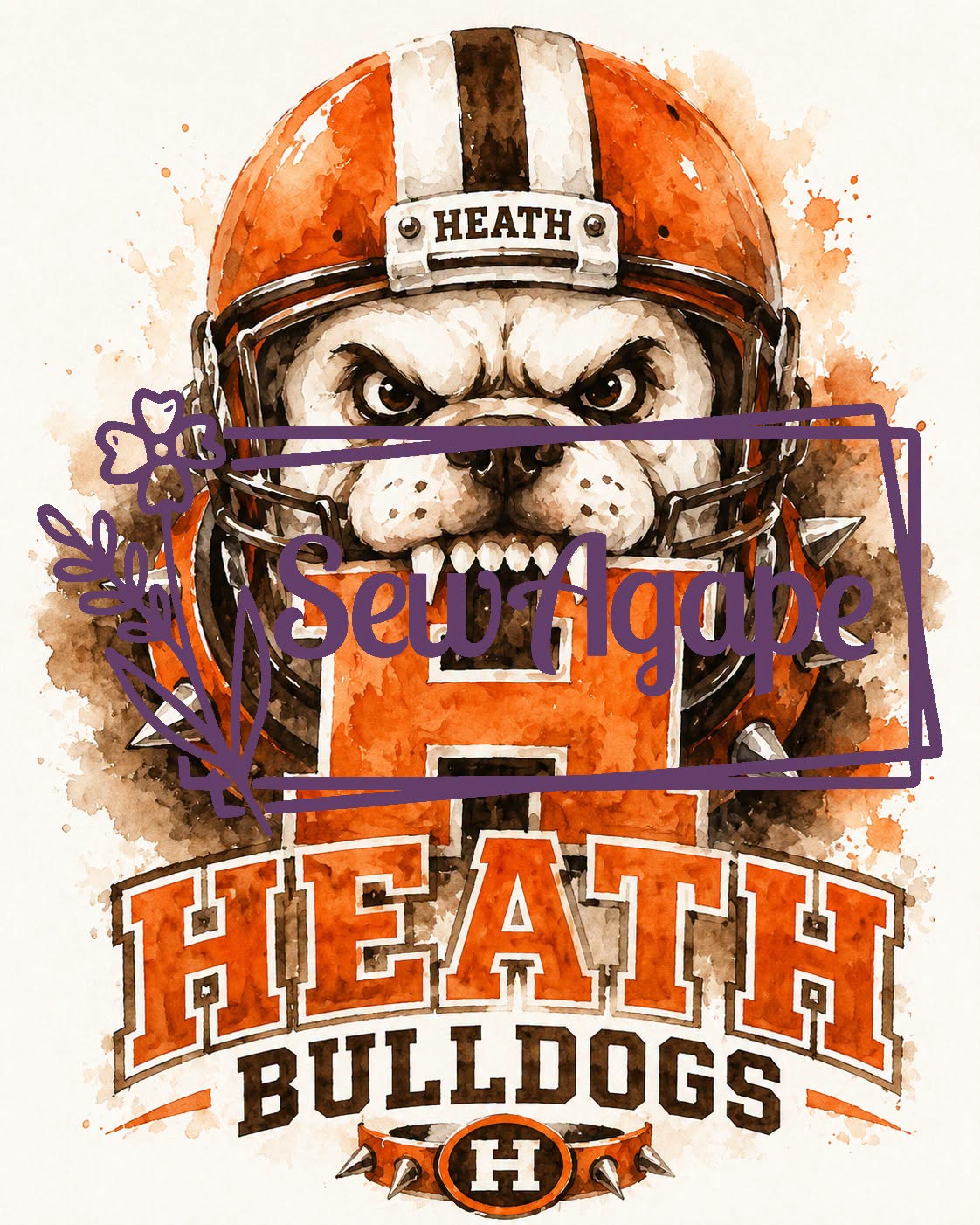 Heath Bulldogs Football NEW DESIGN