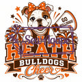 Heath Bulldogs Cheerleading NEW DESIGN