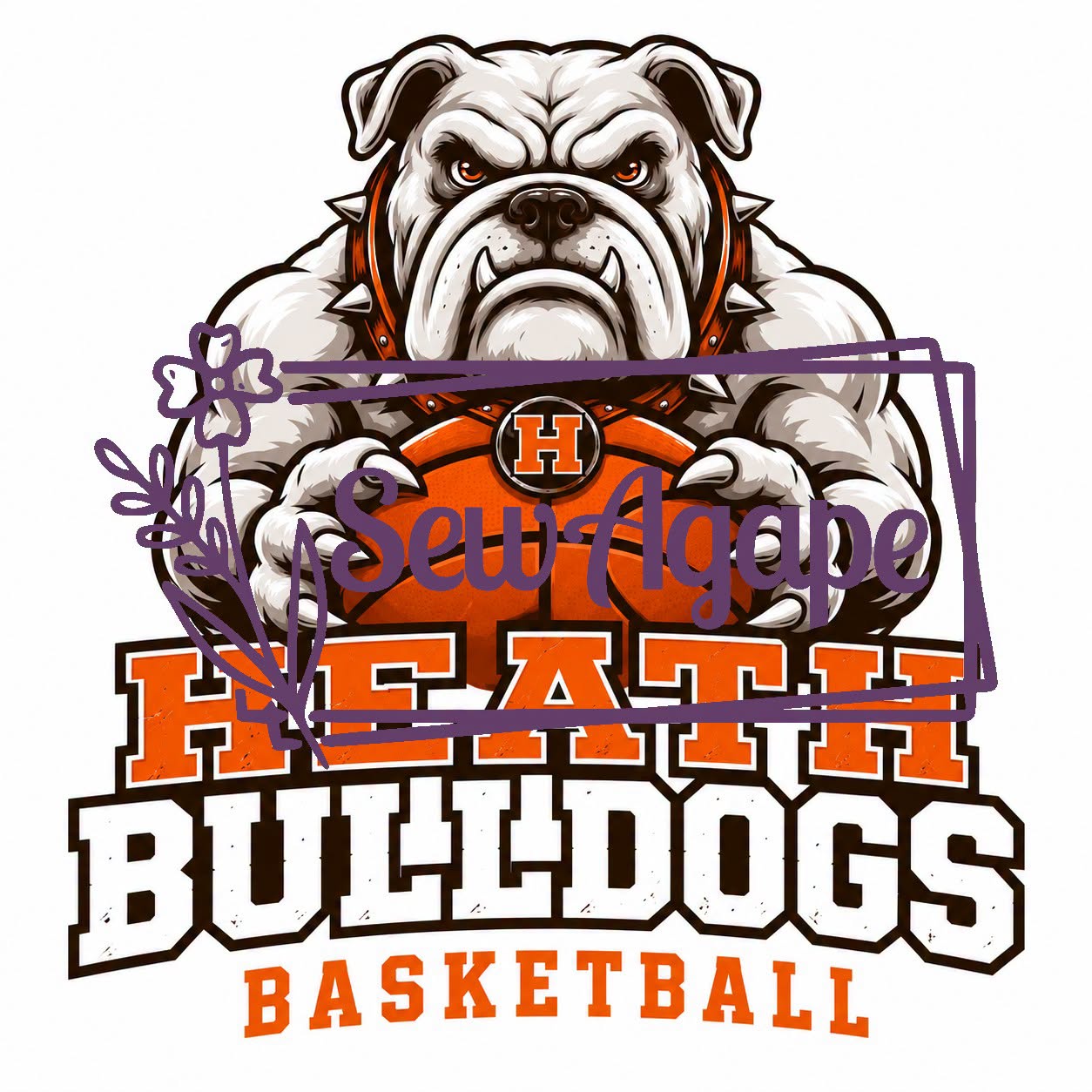 Heath Bulldogs Basketball NEW DESIGN