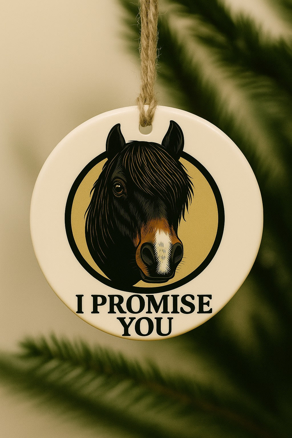 "I PROMISE YOU"- CHANCE- ORNAMENT