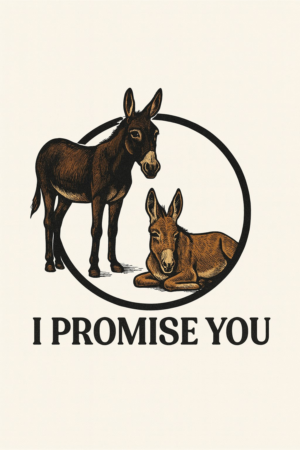 "I PROMISE YOU"-THE DONKEYS- TUMBLER 20 OZ