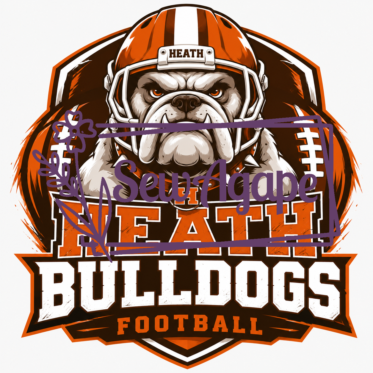 Heath Bulldogs Football NEW DESIGN