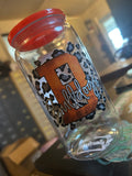 BLACK FRIDAY LEOPARD PRINT PLASTIC CUP