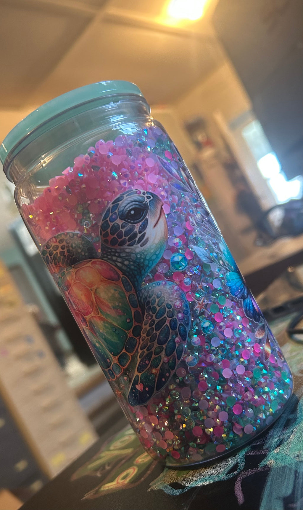 BLACK FRIDAY SEA TURTLE PLASTIC CUP