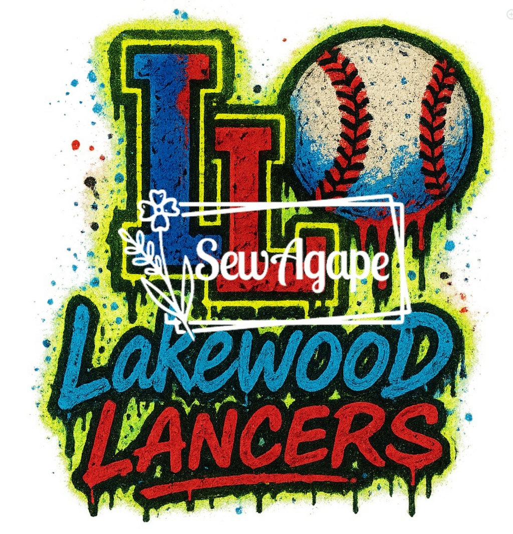 Lakewood Lancers Baseball/Softball T-Shirts (Adult Sizes)