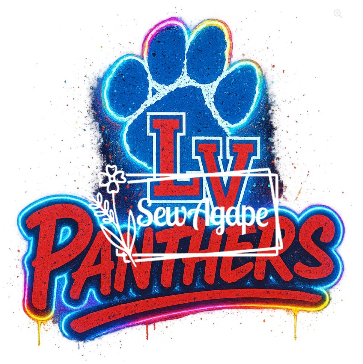 Licking Valley Paw Print T-Shirt (Adult Sizes)