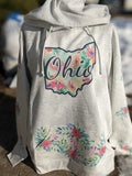 Floral Ohio Hoodie