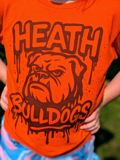 Heath Bulldogs Brown Drip