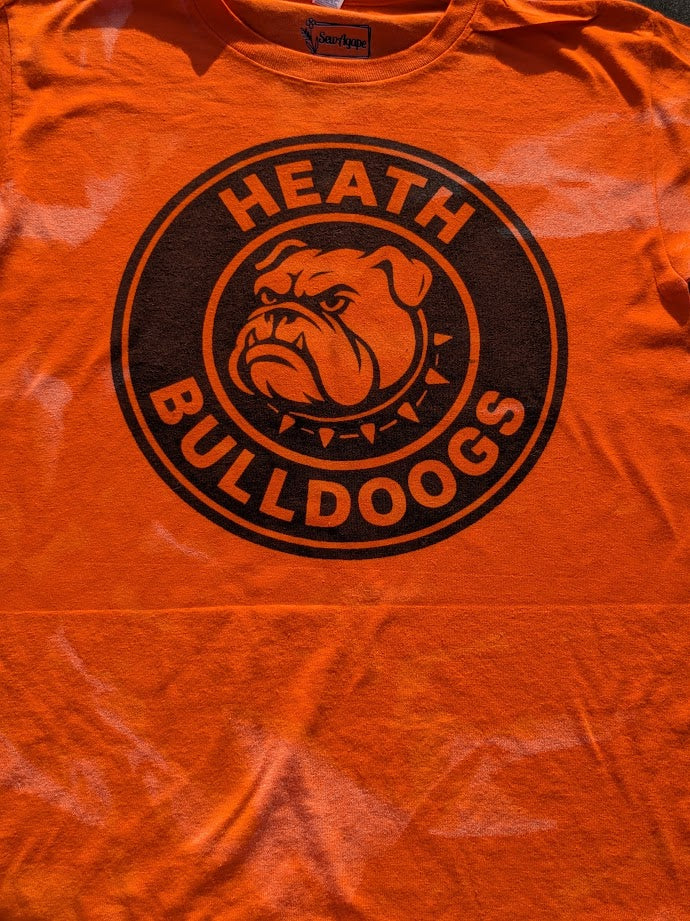 bleach tie-dye Heath Bulldog