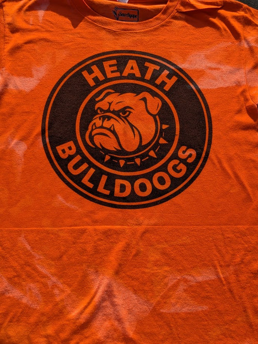 bleach tie-dye Heath Bulldog