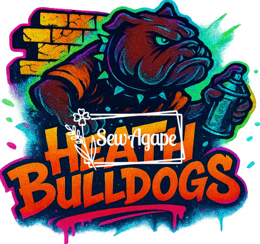 Heath Bulldog Spray Paint