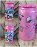 BLACK FRIDAY- PINK NURSE PLASTIC CUP