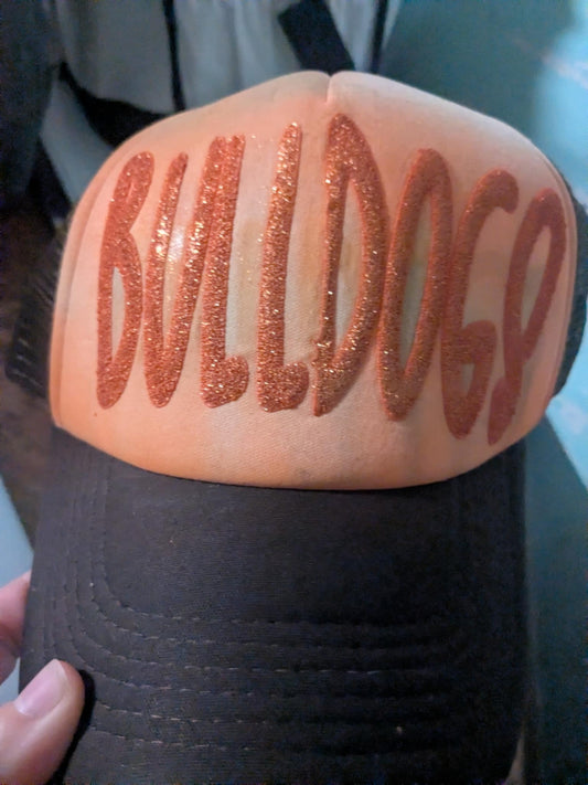BLACK FRIDAY- BULLDOG ORANGE TRUKER HAT