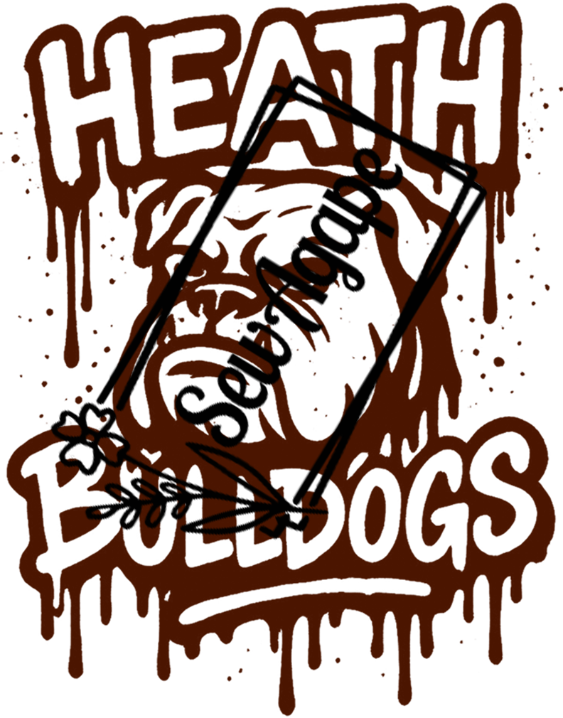 Heath Bulldogs Brown Drip