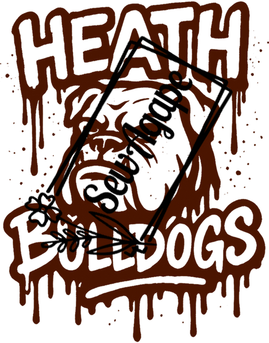 Heath Bulldogs Brown Drip