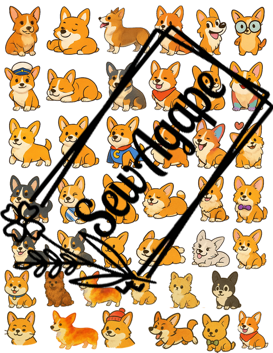 Corgi Sticker Pack
