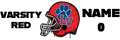 Varsity Red LV Sweatbands